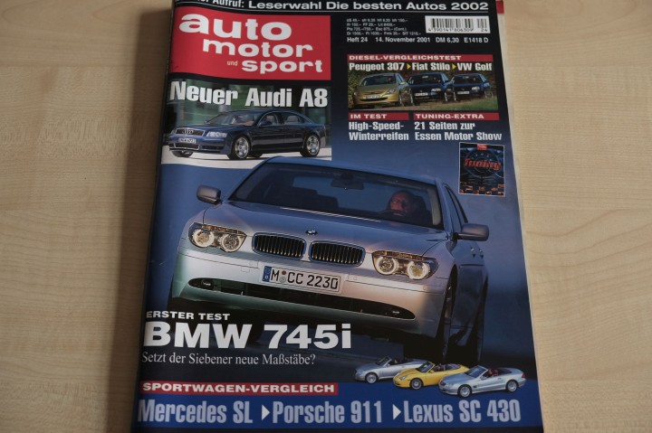 Deckblatt Auto Motor und Sport (24/2001)